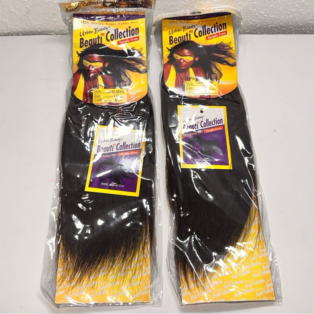 Urban Beauty 100% straight human hair 10” Color #4